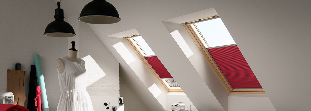 FHC - Rulou plisat-opac pentru ferestrele de mansarda VELUX