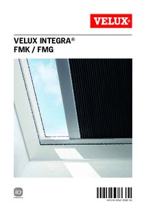 FMK - Rulou plisat opac, eficient energetic pentru fereastra pentru acoperis tip terasa - instructiuni de montaj