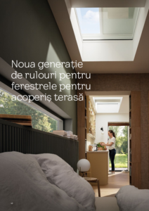 MSU - Rulou parasolar pentru noua generatie de ferestre pentru acoperis terasa cu protectie din sticla - prezentare generala