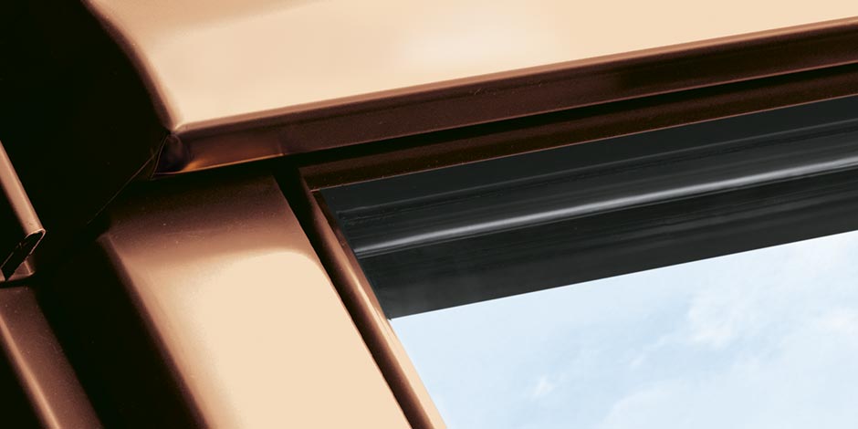 GDL 3066 - Balcon Cabrio pentru acces in afara mansardei - Finisaj exterior cupru