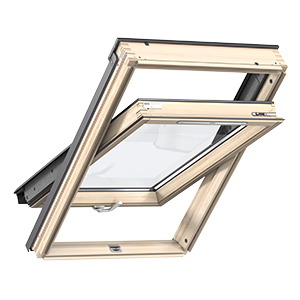 GLL 1061 B - Fereastra de mansarda Standard Plus, din lemn, cu operare de jos