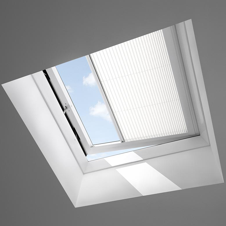 FMG - Rulou plisat electric pentru ferestre pentru acoperis tip terasa