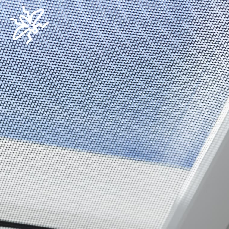 ZIU - Plasa impotriva insectelor pentru noua generatie de ferestre pentru acoperis terasa