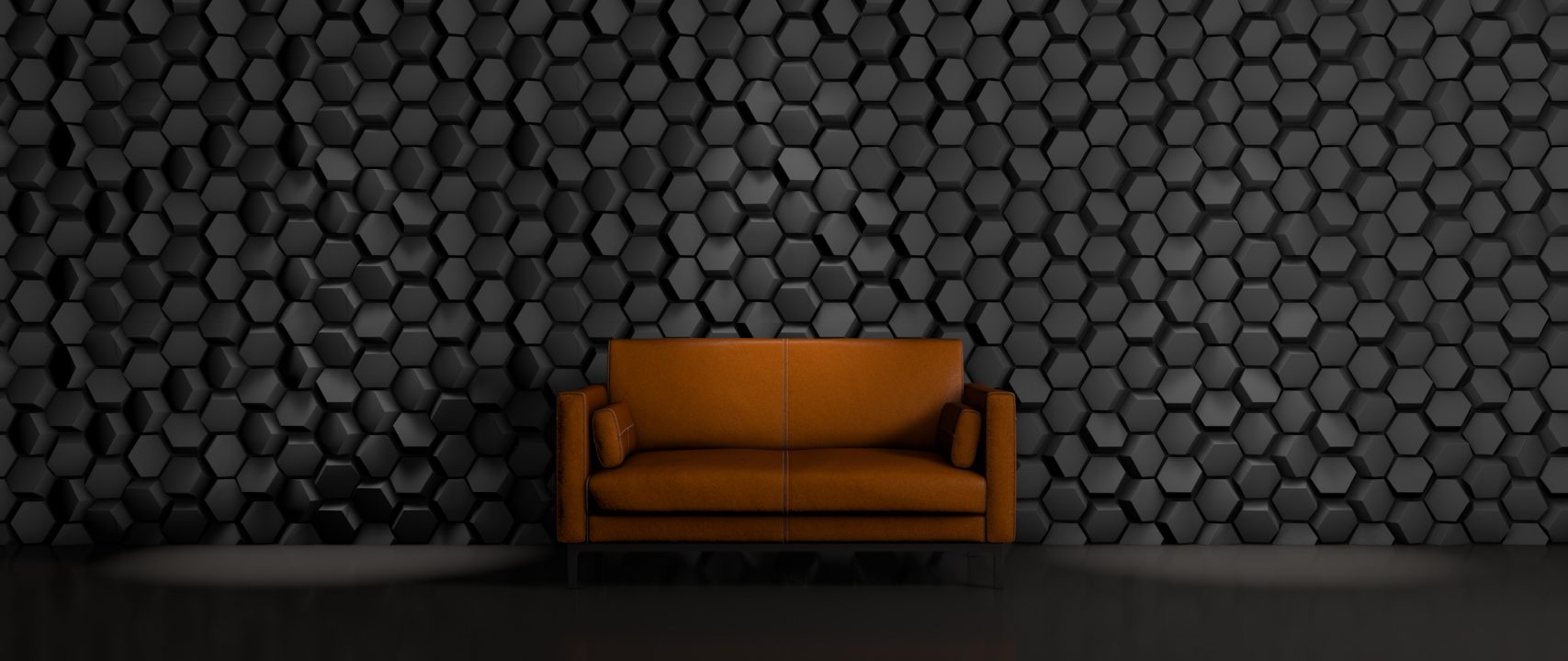 Panou decorativ tridimensional Hematite model 5