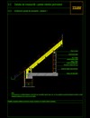 Pereti despartitori, elemente auxiliare<br>
Detalii de mansarda - perete interior perimetral<br>
- Conformare pereti de mansarde - detalii CAD
